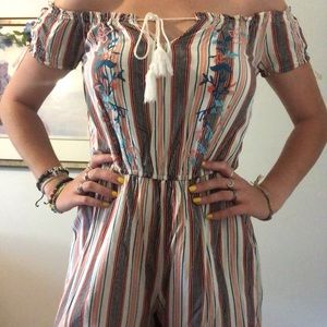 Printed romper